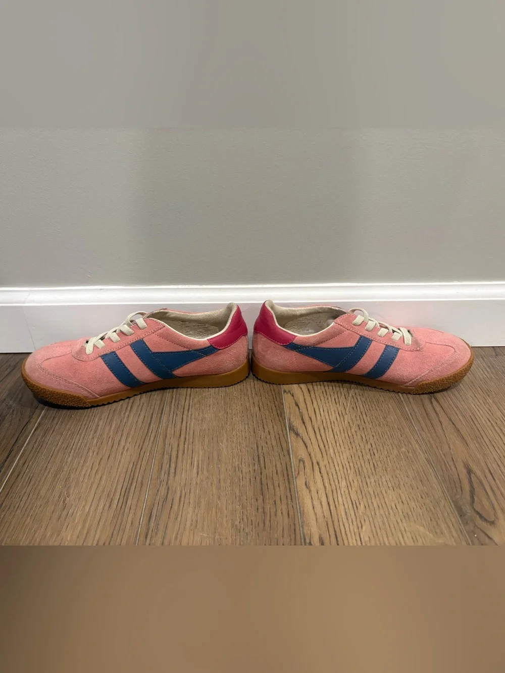 Gola Sneakers with Blue Stripes